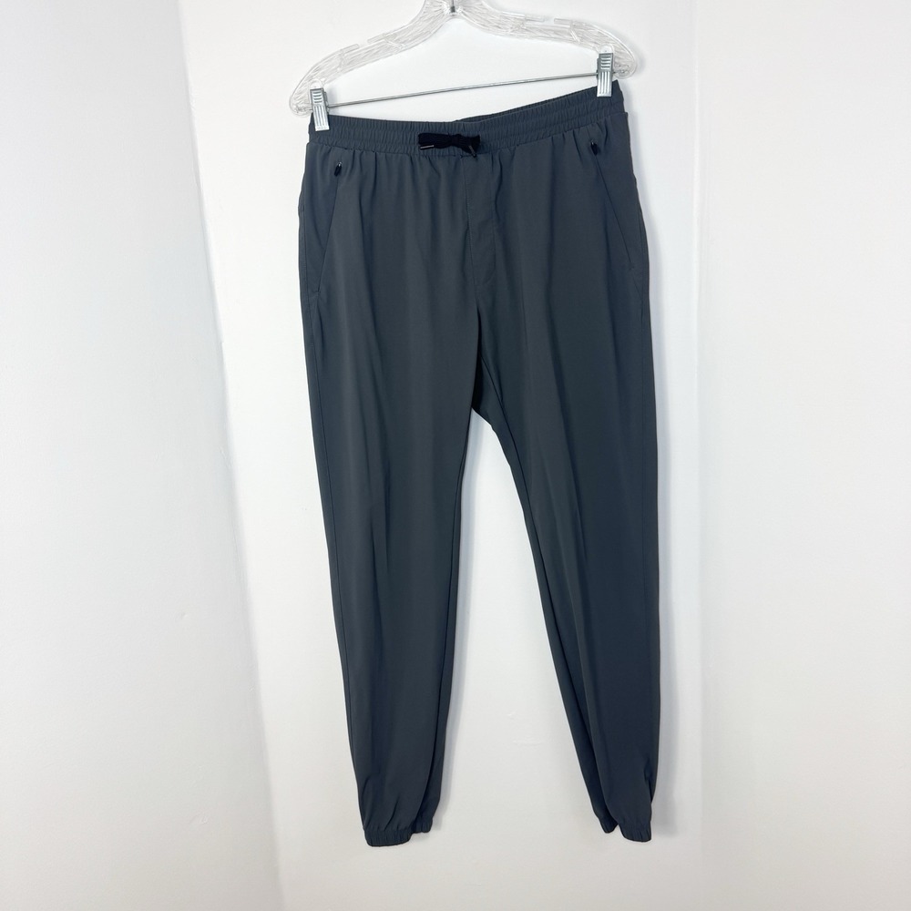 UNRL Flex Jogger Pants Mens Sz M Gray Elastic Waist Stretch Lightweight Cooling